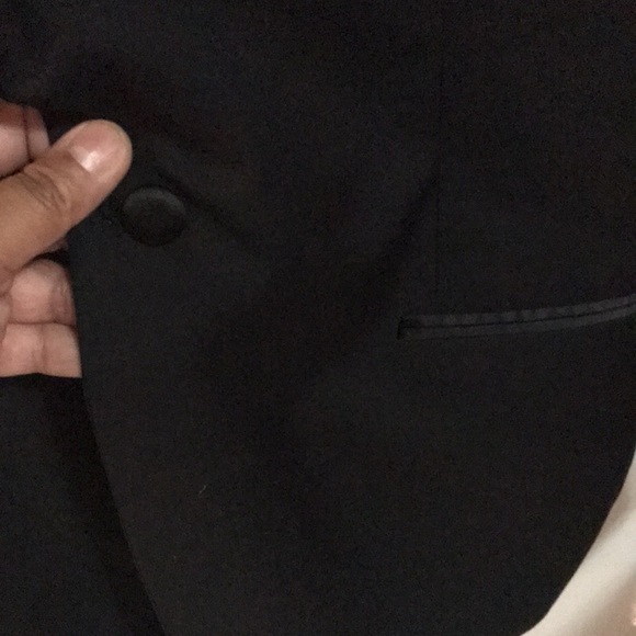 Men tuxedo blazer with satin colour slim fit - Picture 6 of 11